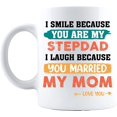 thumbnail image 5 of Stepdad gifts- Name I Smile Because Youre My Step Dad, Stepdad mug from Stepdaughter on Birthday, Christmas Coffee Mug (11oz, Custom), 5 of 6