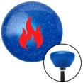 thumbnail image 1 of American Shifter  Red Flames Blue Retro Metal Flake Shift Knob with M16 x 1.5 Insert Shifter Auto Brody, 1 of 1