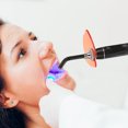 thumbnail image 2 of Lámpara de curado dental inalámbrica, recargable, con luz LED integrada y enchufe estadounidense (negra)., 2 of 7