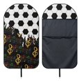 thumbnail image 6 of Chririnla Waterproof Terry Cloth Car Seat Cover with Soccer Music Notes, Lightweight Microfiber Seat Cover for Van Truck and Regular Cars, 6 of 7