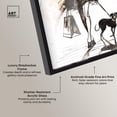 thumbnail image 3 of Fashion Sketch Cover Sepia Shadowbox Print Fashion Art by Art Remedy, Black Frame, 24 x 36, 3 of 6