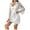 White, variant on Gytharion Women's 2 Piece Nightgown Sets Silk Satin Cami Nightdress with Long Sleeve Lace Robes Elegant Solid Belted Bathrobe Sleepwear for Bride Bridesmaid