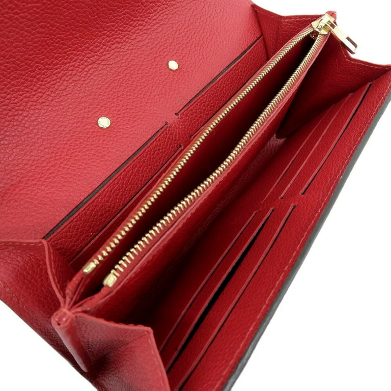 Louis Vuitton Scarlet Monogram Empreinte Leather Metis Wallet