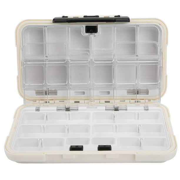 Ylshrf Fishing Gear Accessories Case Fishing Tackle Storage Trays Bait Lure Hook Storage Box Fishing Tackle Box For River Ponk