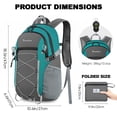 thumbnail image 3 of Seektop 20L Foldable Waterproof Hiking Backpack, Ultralight Small Lightweight Daypack Packable Backpack for Men Woman, 3 of 9