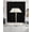 Black, variant on Navy Blue Swag Valances for Windows, Modern Pure Navy Blue Rod Pocket Kitchen Curtain Light Filtering Short Topper Drape for Bathroom Cafe Bedroom Living Room Window Treatments, 56"Wx36"L