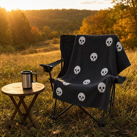 3D Tufted Ghost Halloween Throw Blanket, Soft Fluffy 100% Flannel Blanket, Cute Spooky Ghost Decorative Blanket for Couch Sofa Bed Halloween Home Decor 70×100cm
