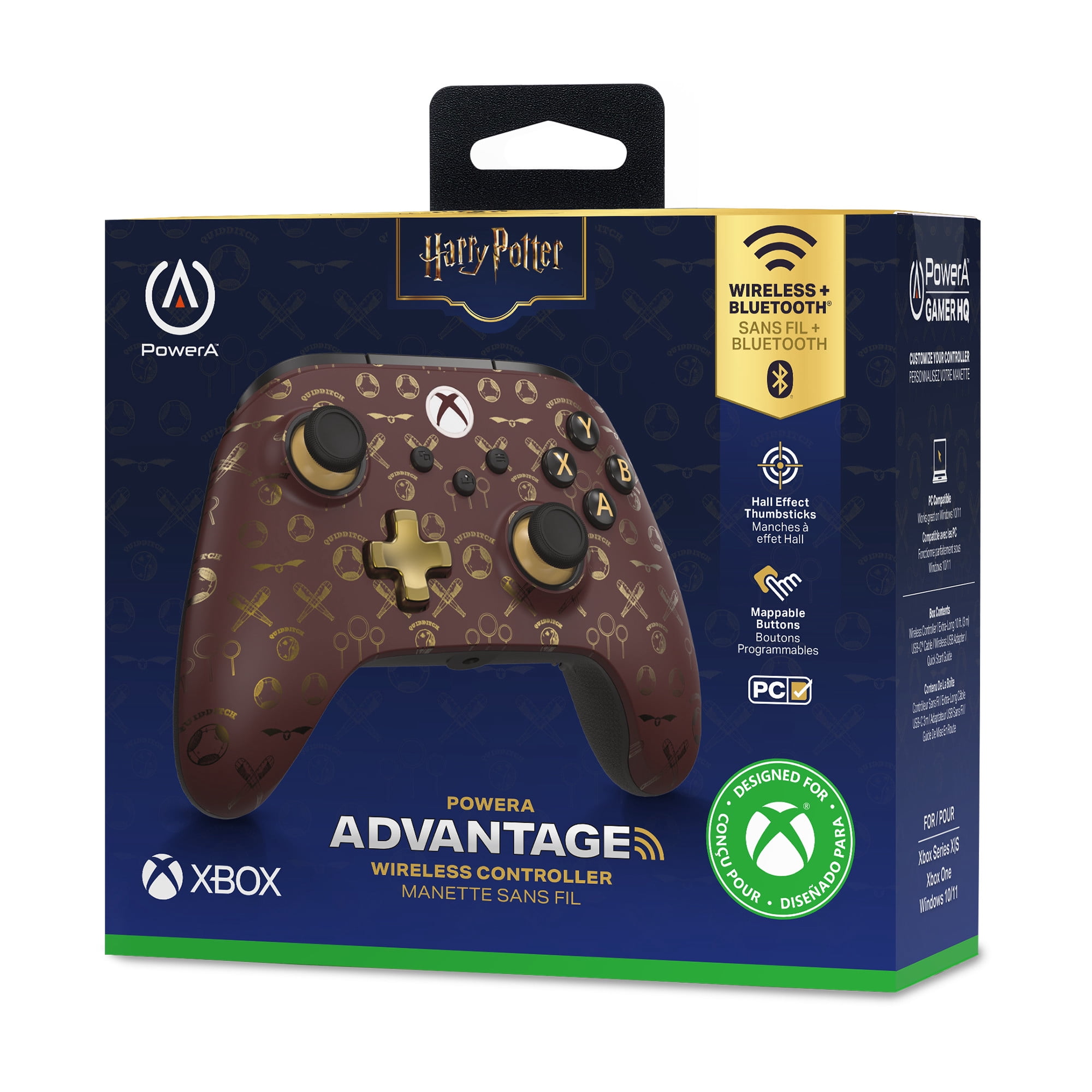 PowerA Advantage Wireless Controller for XBOX Series X|S - Harry Potter Quidditch