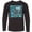 AB-Black, variant on Inktastic 100 Days of School Stars in Blue Long Sleeve Youth T-Shirt