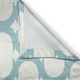 thumbnail image 3 of Ambesonne Aqua Kitchen Curtains, Mesh Curvy, 55"x39", Seafoam Cream, 3 of 3