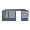 thumbnail image 4 of Gazebo Penguin Florence Add-A-Room 10 ft. x 16 ft. in Black, 4 of 9