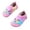 Purple, variant on TAIAOJING Girls Sneakers For Toddlers Soft Sole Non- Quick Drying Beach Shoes With Prints Easy Closure For Everyday Wear Breathable 8-9Y