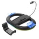 thumbnail image 1 of Soporte para Gamepad para Consola de Juegos para PS5Slim Modelo Universal con Anillo de Luz Ambiental Bloque de Soporte Vertical con Colgador para Auriculares,B, 1 of 5