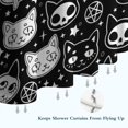 thumbnail image 6 of Bat Silhouette Halloween Pattern Shower Curtain 36"x72" ,Bathroom Decorative Shower Curtains Set with 12 Hooks,Modern Waterproof Washable Shower Curtain, 6 of 6