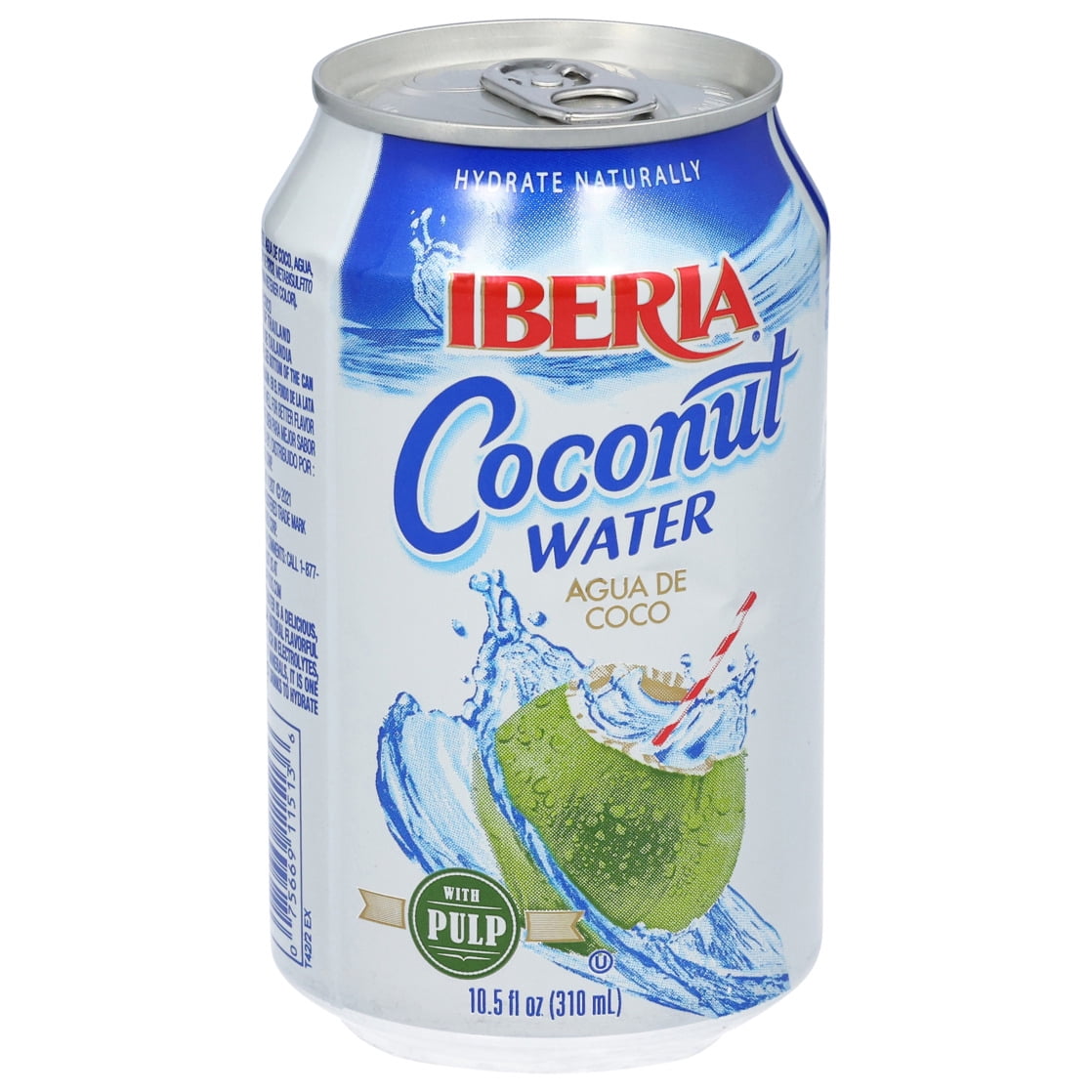 (8 pack) PR Iberia Coconut Water with Pulp 10.5 fl oz