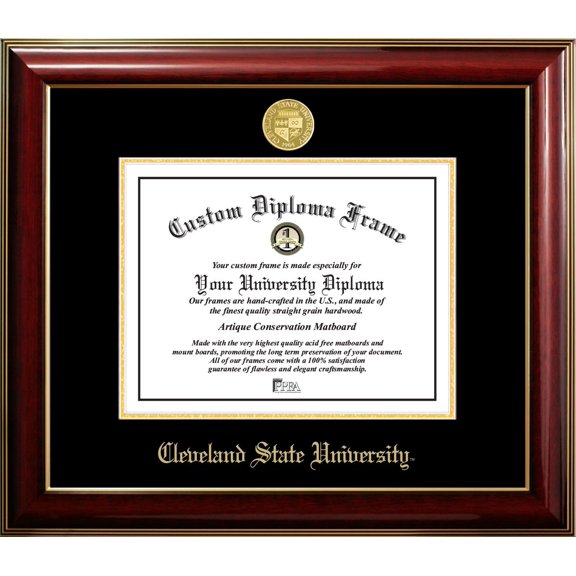 Cleveland State University Classic Diploma Frame