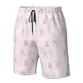 thumbnail image 5 of Naloa Cartoon Rabbit Men's Beach Shorts, Surfing shorts, Swim trunks, Quick Dry Swim Trunks for Surfing Beach Fun - Medium, 5 of 9