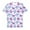 Purple, variant on WhouRiu Toddler Girls' T Shirts Butterfly Prints Short Sleeve Tee Clothes Child Summer Fashion Tops Orange,Sizes 4-5