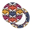 thumbnail image 2 of Naloa Fox Face Round Bar Stool Cushion Cover 12-14 inch, Fits Kitchen, Office, Restaurant Chairs - 13 inch, 2 of 7