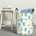 thumbnail image 5 of Cute Lizard Gecko Cactus Green Laundry Basket, Laundry Hamper Waterproof Laundry Bag Clothes Hamper Laundry Bin with Handles for Bedroom, Living Room, Kids Room-#, 5 of 5