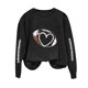 thumbnail image 2 of Ailaofu Football Sweatshirts for Women Oversized Crewneck Sweatshirt Cute Crewnecks Holiday Long Sleeve Rugby Sweat Shirts, 2 of 3