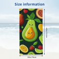 thumbnail image 2 of Green Avocado Beach Towel  Bath Towels  Beach Blanket for Swim Pool, 2 of 8