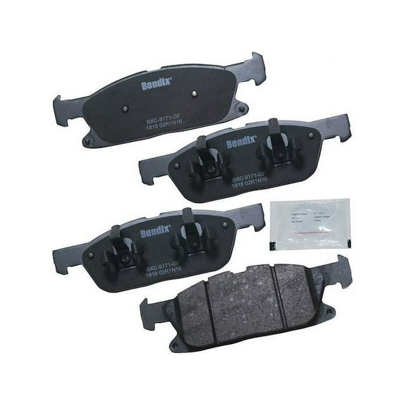 Front Brake Pad Set - Compatible with 2015 - 2021 Ford Edge 2016 2017 2018 2019 2020