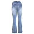 thumbnail image 4 of Vedolay High Waisted Jeans Womens High Waist Wide Leg Baggy Streetwear Fashion Denim Jeans,Blue L, 4 of 5