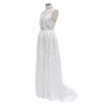 thumbnail image 6 of White Womens Dresses Women's Elegant Lace Dress Deep V Sling Bridal Wedding Evening Dresses for Women 2024, 6 of 6