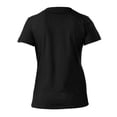 thumbnail image 3 of Playera Fruit Of The Loom para Mujer, Cuello V Manga Corta Negro Talla CH, 3 of 4