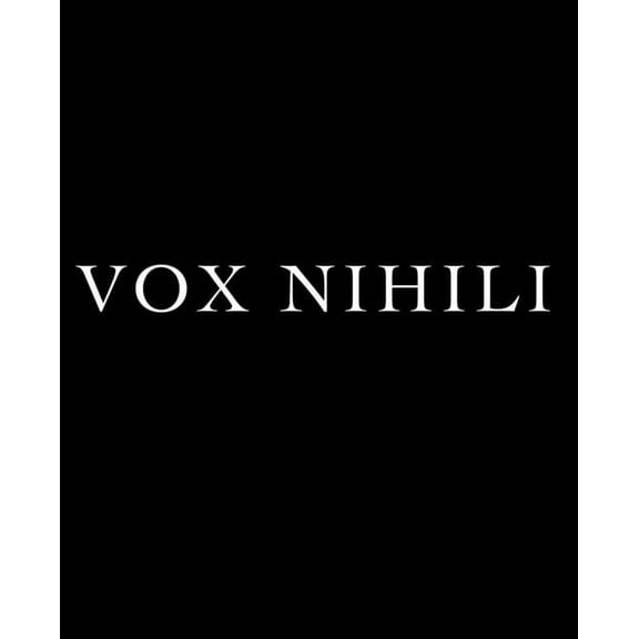 Classic Latin Phrases: Vox Nihili: "The Voice of Nothing" in Latin - A decorative book for interior design styling - Ideal for small spaces - tables, bookshelves and desks - Stack deco books together