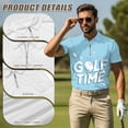 thumbnail image 7 of Binienty Golf Time Matching Golf Shirts for Couples Fashion His and Hers Golf Shirts with 1/4 Zipper Breathable Workout Tops Dry-Fit Classic Fit Shirts for Running Casual, 7 of 7