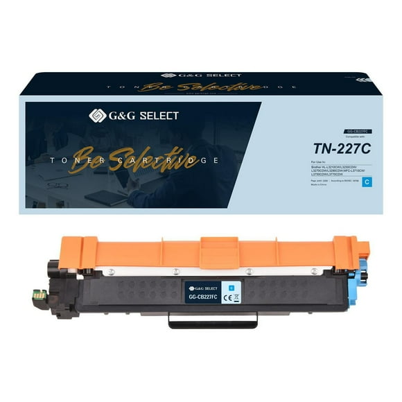G&G Select Brother TN-227 High Yield Remanufactured Cyan Toner Cartridge