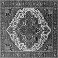 thumbnail image 1 of Ahgly Company Indoor Square Oriental Gray Industrial Area Rugs, 7' Square, 1 of 4