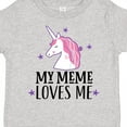 thumbnail image 4 of Inktastic My Meme Loves Me Girl Unicorn Girls Toddler T-Shirt, 4 of 5