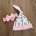 thumbnail image 4 of IZhansean Newborn Infant Baby Girls Romper+Arrows Long Pants Hat 3pcs Outfits Set Clothes, 4 of 7