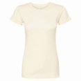 thumbnail image 4 of Tultex Women’s Slim Fit T-Shirt, Women's Short Sleeve Tee, Soft Ring-Spun Cotton Tee, Natural, L, 4 of 5
