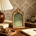 thumbnail image 6 of Gumesh 5x7 Picture Frame Vintage Gold Frames, Antique Gold Ornate Resin Photo Frame with Glass Front for Tabletop and Wall Mounting, Arched Picture Frame for Home Decor, 6 of 6