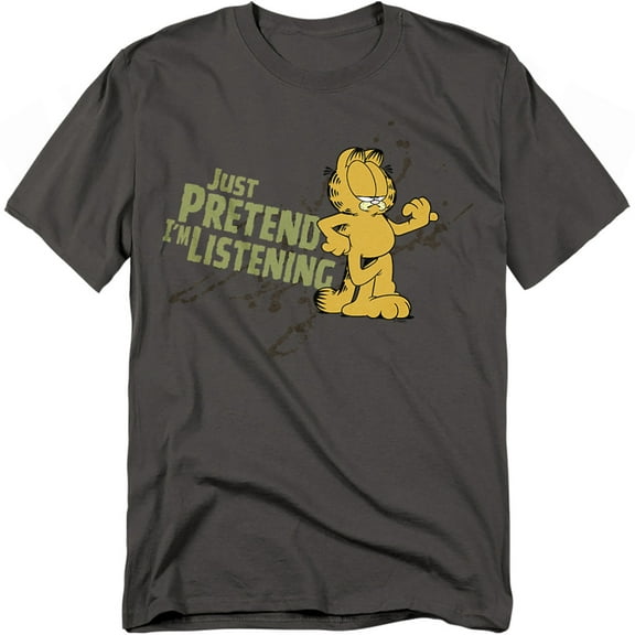 Garfield T-Shirt Just Pretend Im Listening Unisex Graphic Tee For Men & Women