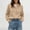 c01Khaki, variant on JGGSPWM Womens Half Button V-Neck Sweater Solid Color Lightweight Fall Long Sleeve Pullover Tops Trendy Cute Crop Sweatshirt Yellow XL