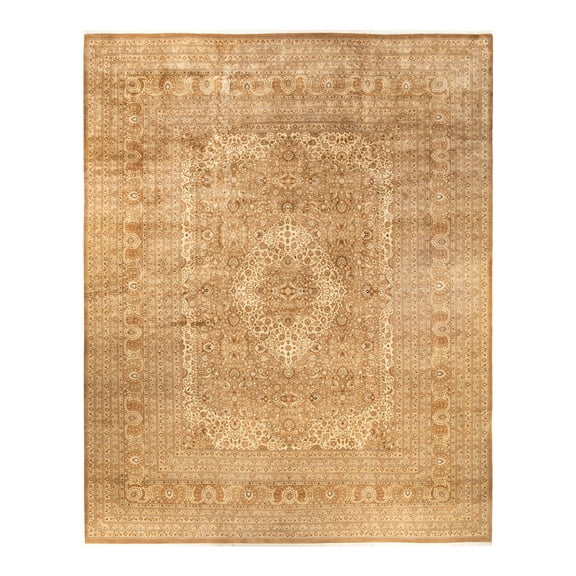 Mogul, One-of-a-Kind Hand-Knotted Area Rug - Brown, 12' 2" x 15' 3"