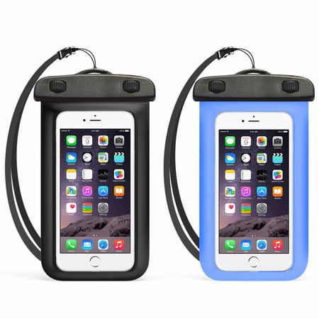 Universal Waterproof Phone Holder - Best Water Proof, Dustproof, Snowproof & Shockproof Pouch Bag for Apple iPhone, Android & All (Best Android Phone For Students)