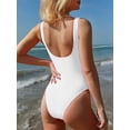 thumbnail image 6 of Women One-Piece Monokini Swimwear Push-up Padded Bikini Swimsuit Bathing Suit, 6 of 6