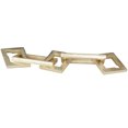thumbnail image 6 of 17" x 2" Gold Aluminum Chain Sculpture, by CosmoLiving by Cosmopolitan, 6 of 7