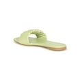 thumbnail image 3 of Women's Square Toe Ruched Flat Slide Sandal 20593, 3 of 6