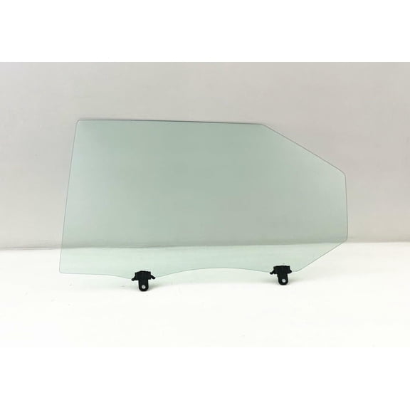 With Clips Style Driver Left Side Rear Door Window Door Glass Compatible with Kia Forte 4-Door Hatchback 2011-2013 Models