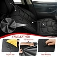 thumbnail image 3 of LAONNVIR Leather Seat Covers Full Set,5 Seats Covers for Cars,Breathable Luxury Leatherette Cushions,Front and Rear Seat Protectors Fit for Toyota RAV4 2013-2018(Black,Full Set), 3 of 8