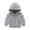 Grey, variant on YDFCWXW Toddler Boy Girl Solid Multi-Color Basic Cotton Zip Up Hoodie Sweatshirts Pullover Jacket Casual Everyday Wear (Red, 4-5 Years)