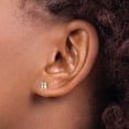 thumbnail image 3 of Auriga Fine Jewelry 14K Yellow Gold 1/2 ctw Lab Grown Diamond Radiant Heavy Wt. Stud Earrings for Women, 3 of 6