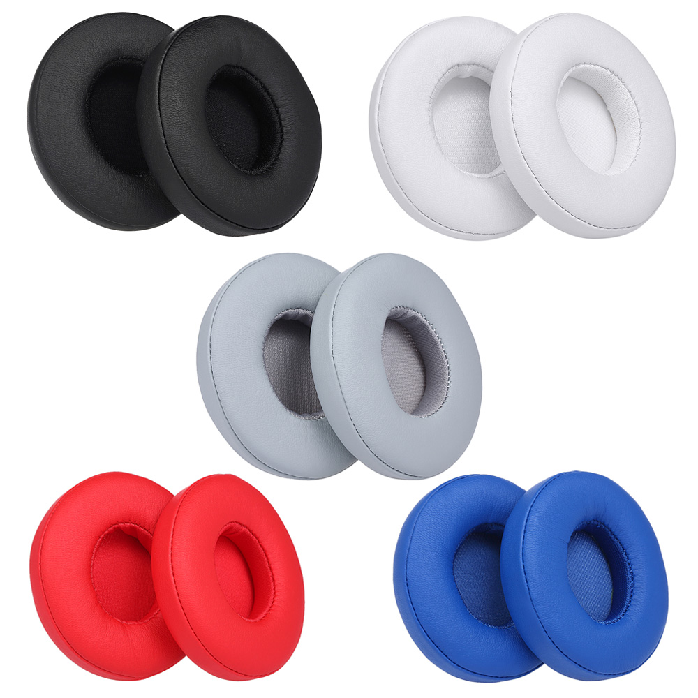 2 PCs Replacement Ear Pads Ear Pad Cushion for  Solo 2 / 3 On Ear Wireless Headphones（Blue） - image 4 of 6
